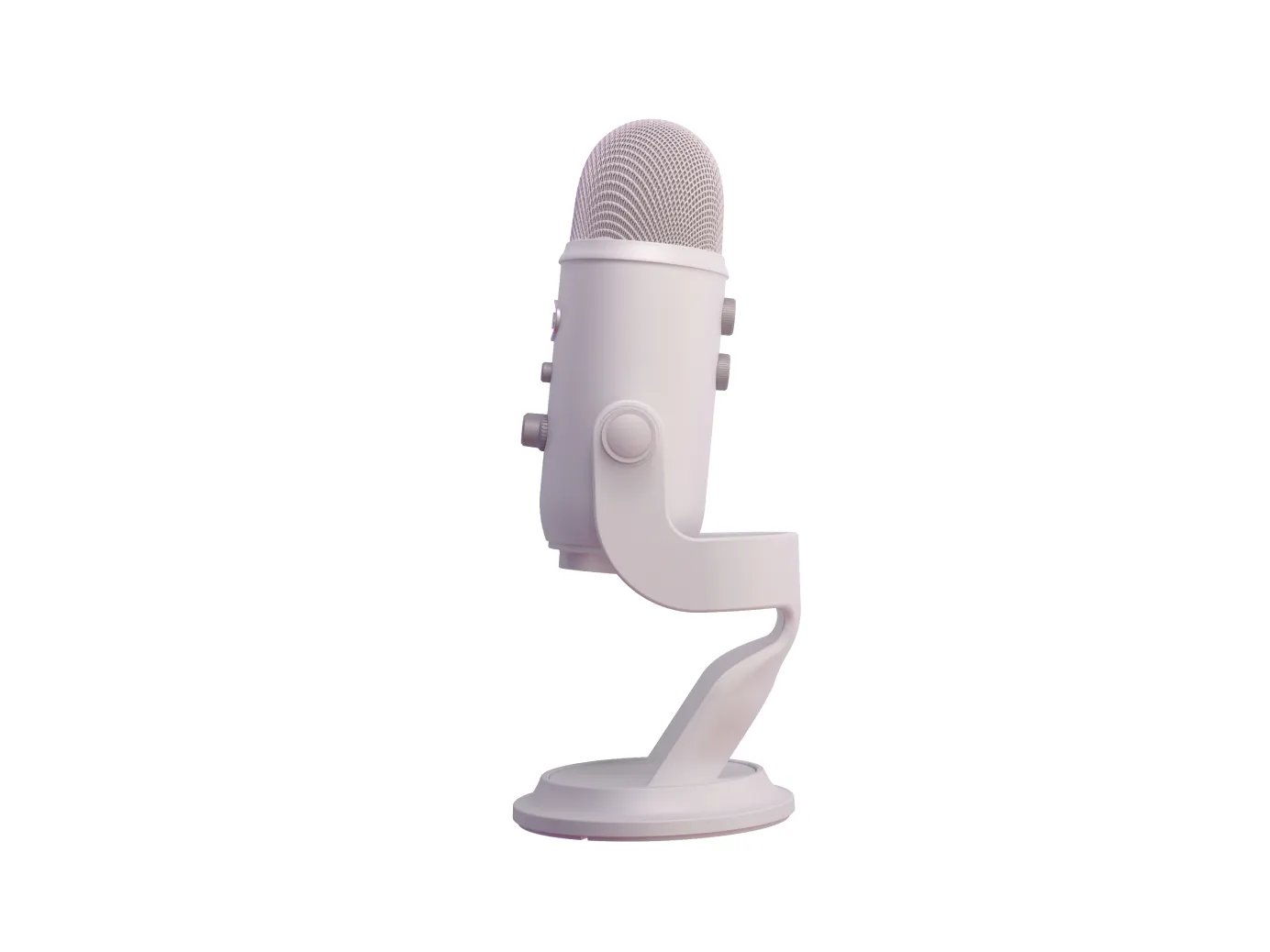 Logitech Blue Yeti USB - microphone, off white