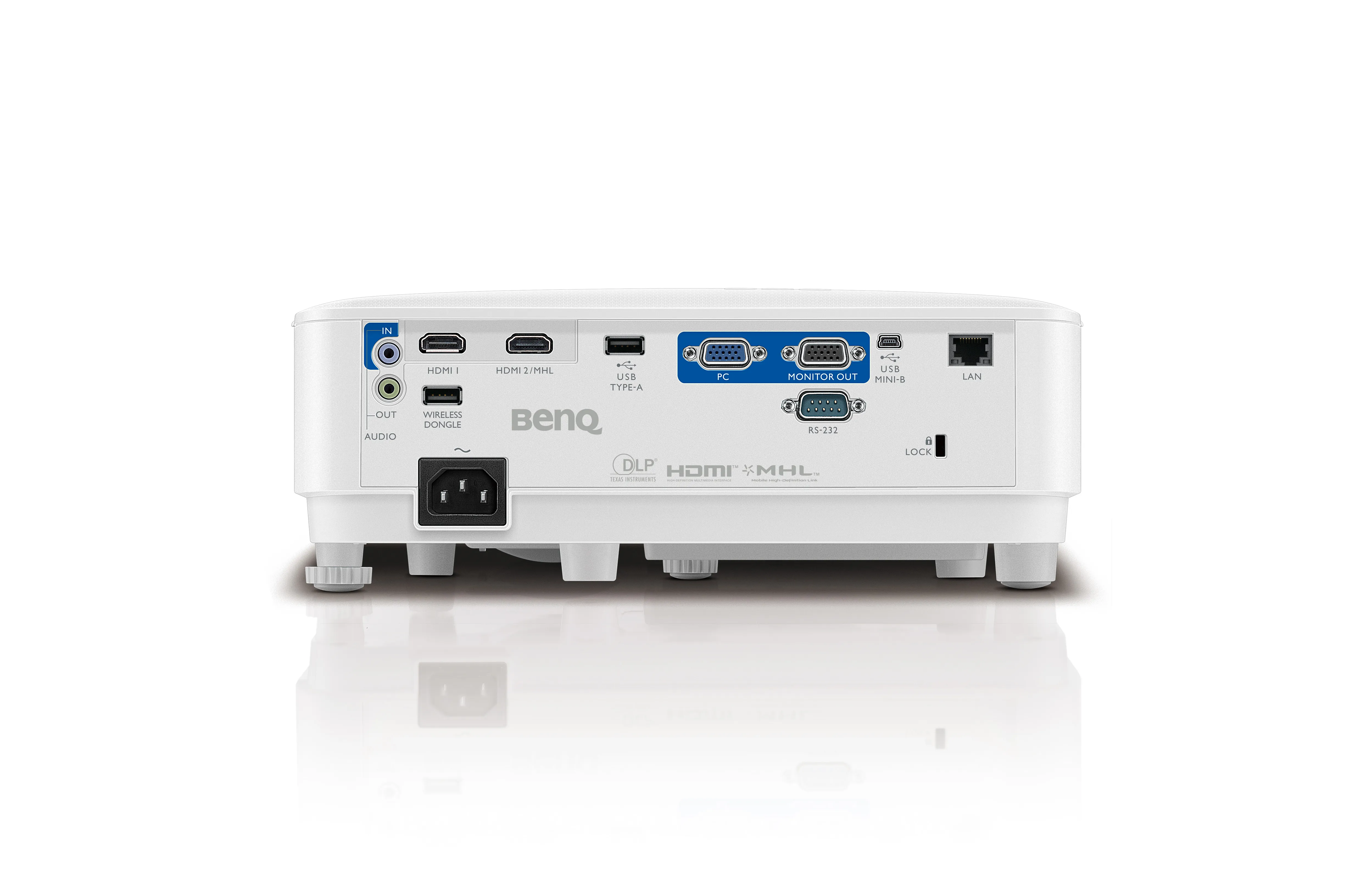 BenQ MH733 - DLP, 4000 AL, 29dB (eco), 1,15-1,5:1, 2,5kg, Wi-Fi (Option)