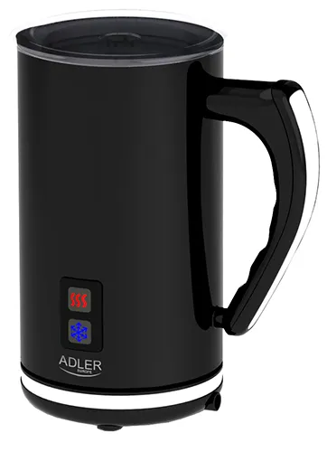 Adler AD 4478 Milk Frother and Heater, 500 W, black