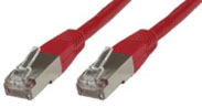 MicroConnect Cat6 F/UTP - n&auml;tverkskabel, 7,5 m, PVC, R&ouml;d