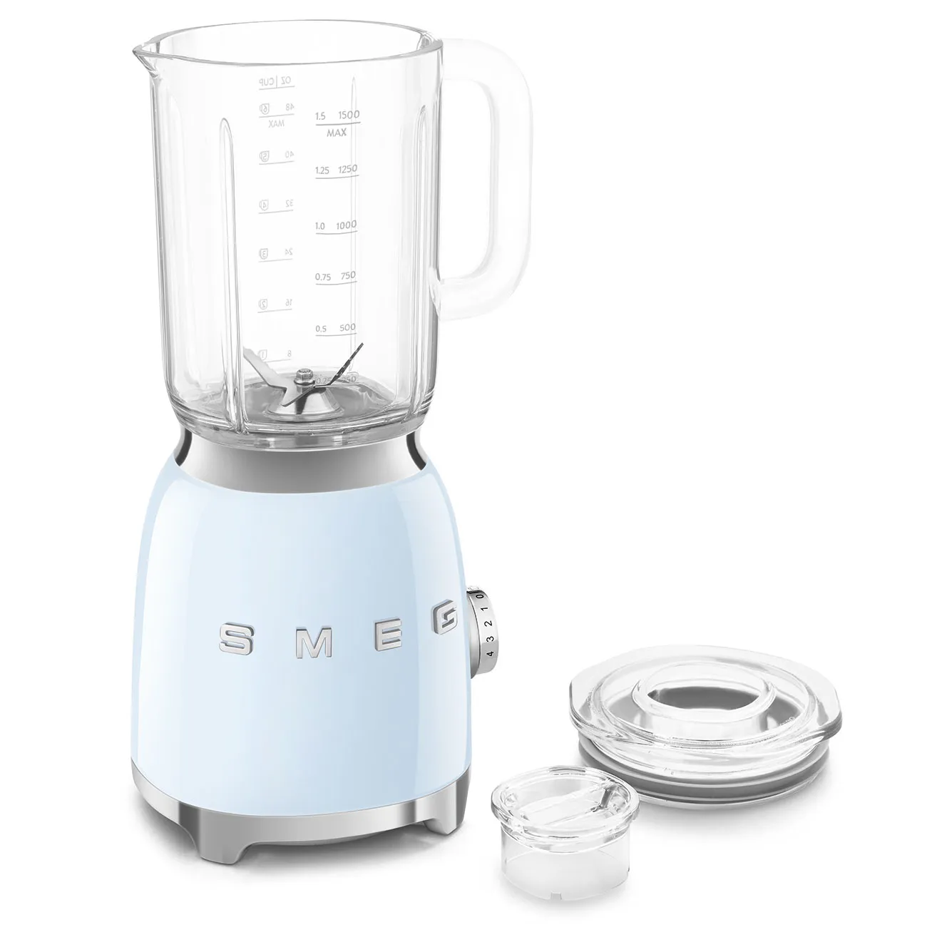 Smeg 50's Style BLF03PBEU 800 W 1,5 l -tehosekoitin, Pastel Blue