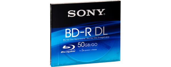 SONY BNR50AV Blu-ray Disc 50GB Jewelcase recordable