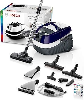 Bosch Serie 4 BWD41740 AquaWash&Clean 5L 1700W - v&aring;t- och torrdammsugare