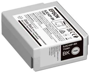 Epson SJIC42P-BK bl&auml;ckpatron, 50 ml, svart
