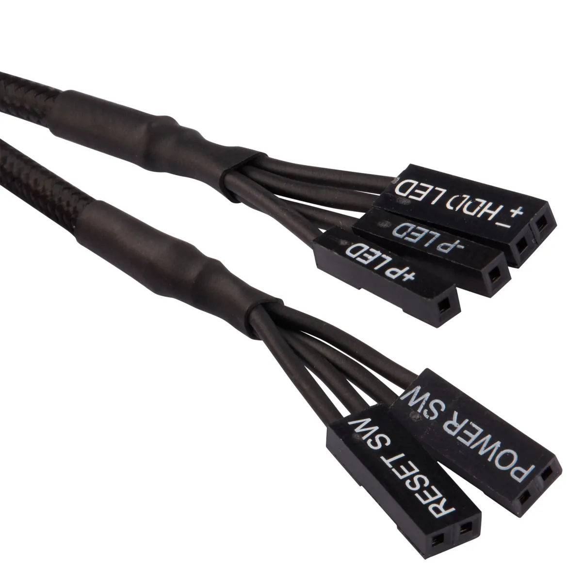 CORSAIR Premium Sleeved I/O Cable Extension Kit Black