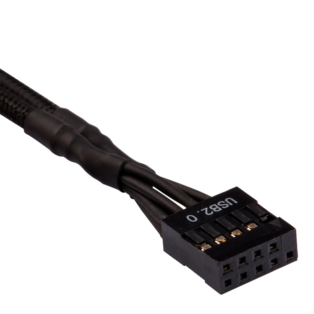 CORSAIR Premium Sleeved I/O Cable Extension Kit Black