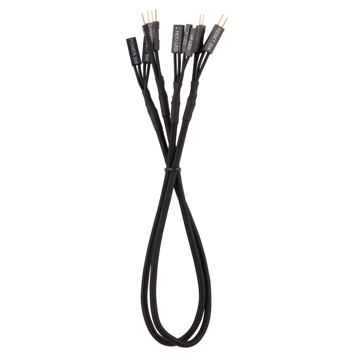 CORSAIR Premium Sleeved I/O Cable Extension Kit Black