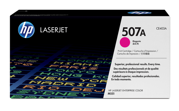 HP Toner 507A magenta HV LaserJet Enterprise 500 color M551n 6000 Seiten