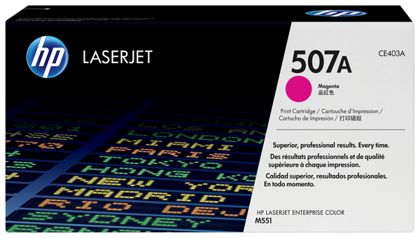 HP Toner 507A magenta HV LaserJet Enterprise 500 color M551n 6000 Seiten