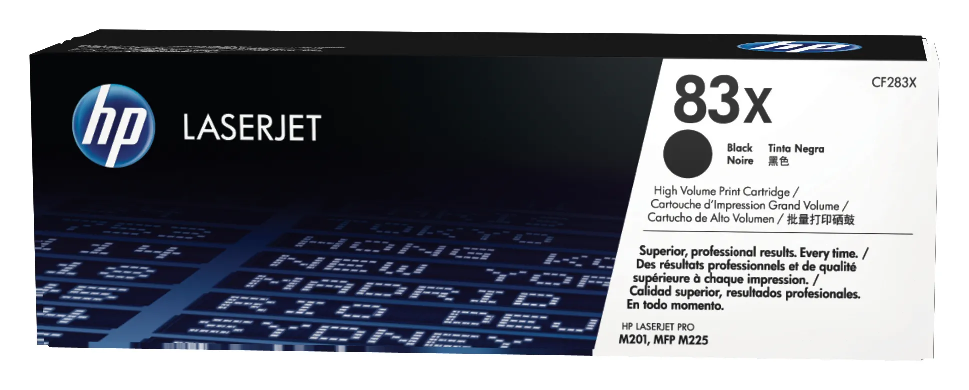 HP 83X XL toner cartridge, Black