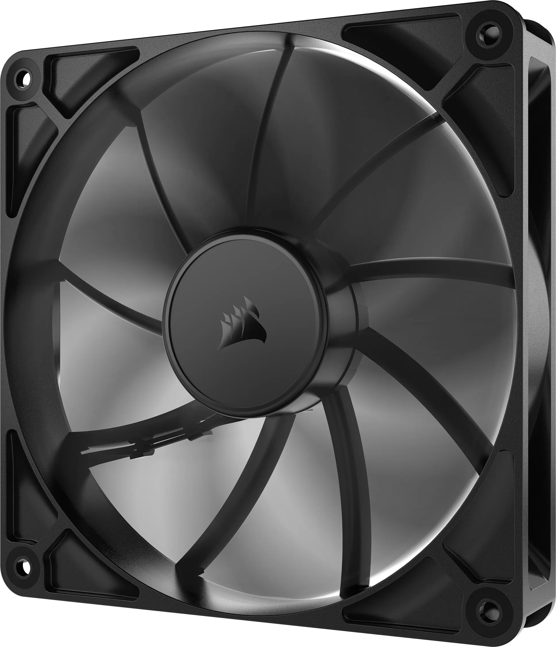 Corsair RS140 140mm PWM - chassi fl&auml;kt, svart, 2 st
