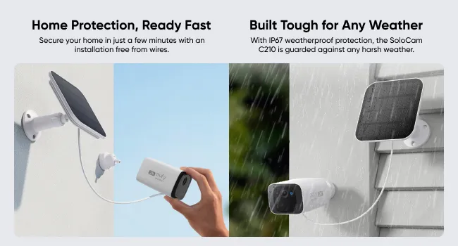 Anker Eufy SoloCam C210 with solar panel