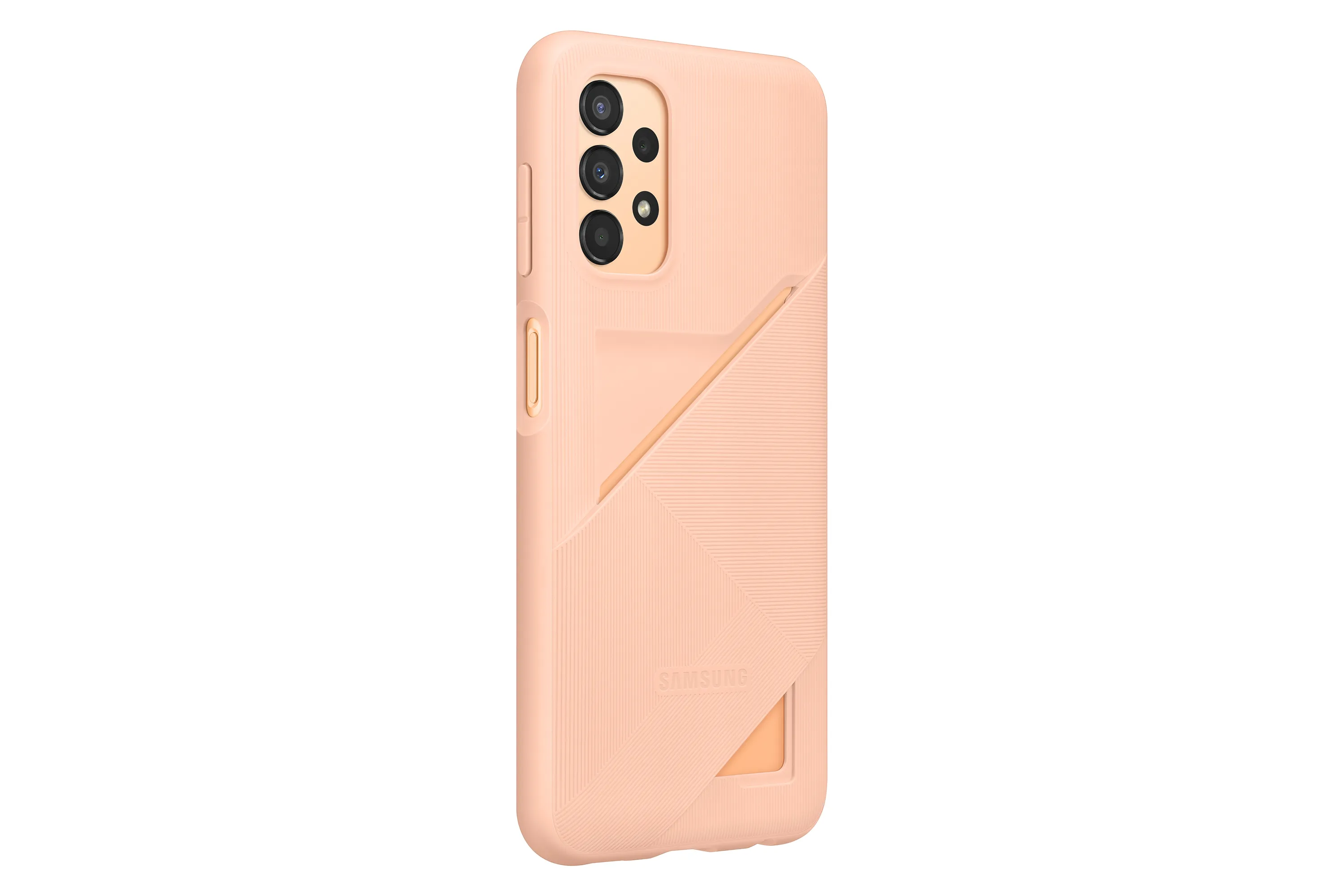 Samsung Galaxy A13 Card Slot Case, Peach
