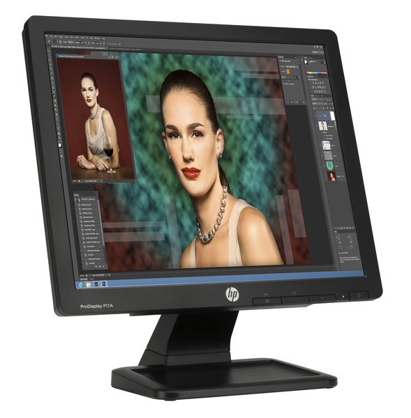 HP 17&quot; ProDisplay P17A, HD, TN - sk&auml;rm