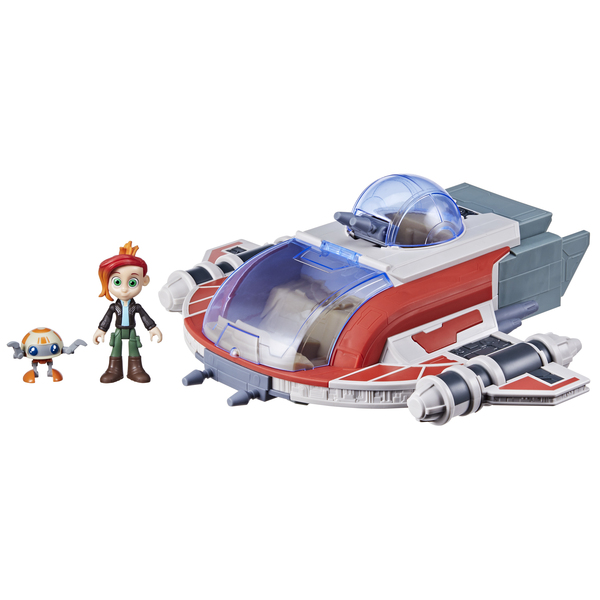 Star Wars Young Jedi Adventures Team The Crimson Firehawk &amp; Figure