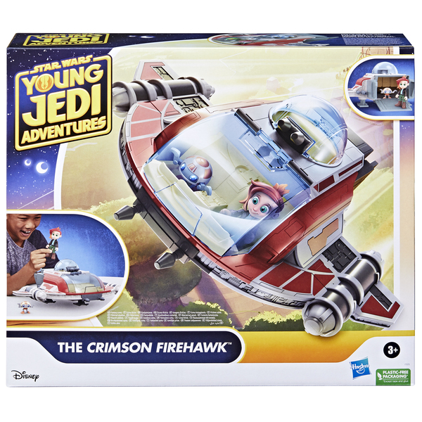 Star Wars Young Jedi Adventures Team The Crimson Firehawk &amp; Figure