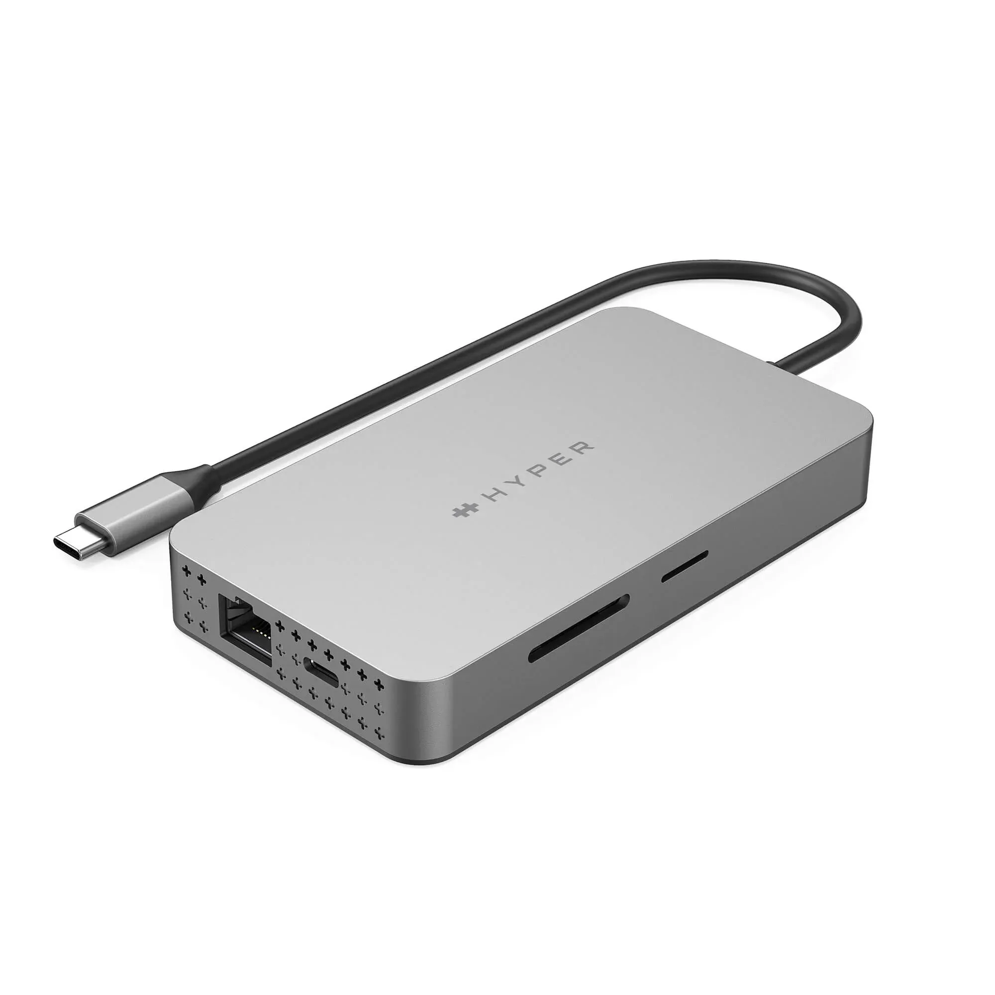Hyper HyperDrive Dual 4K HDMI 10-in-1 USB-C Hub For M1/M2 MacBooks Midnight Blue
