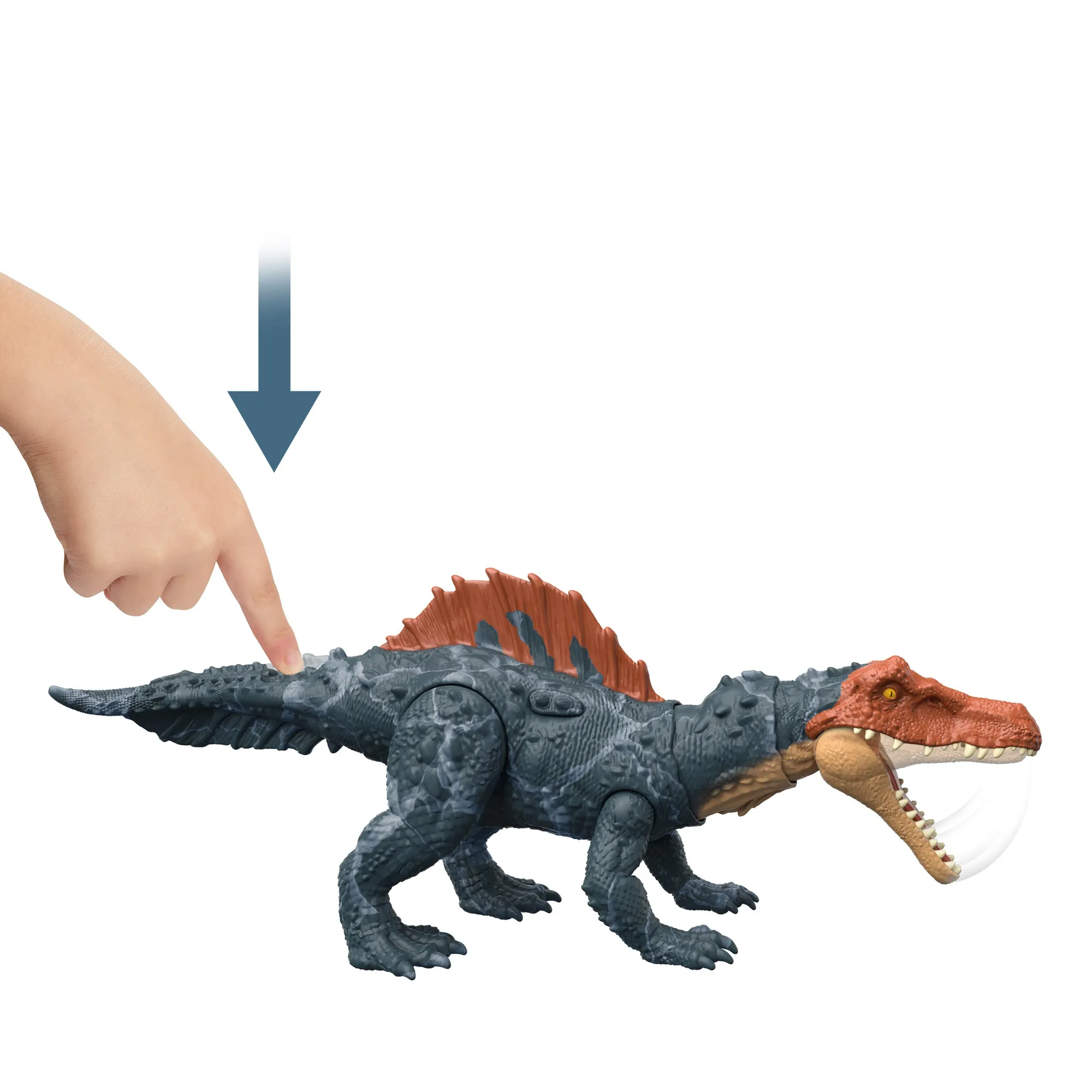 Mattel Jurassic World Massive Action Siamosaurus Mini-Play Figure