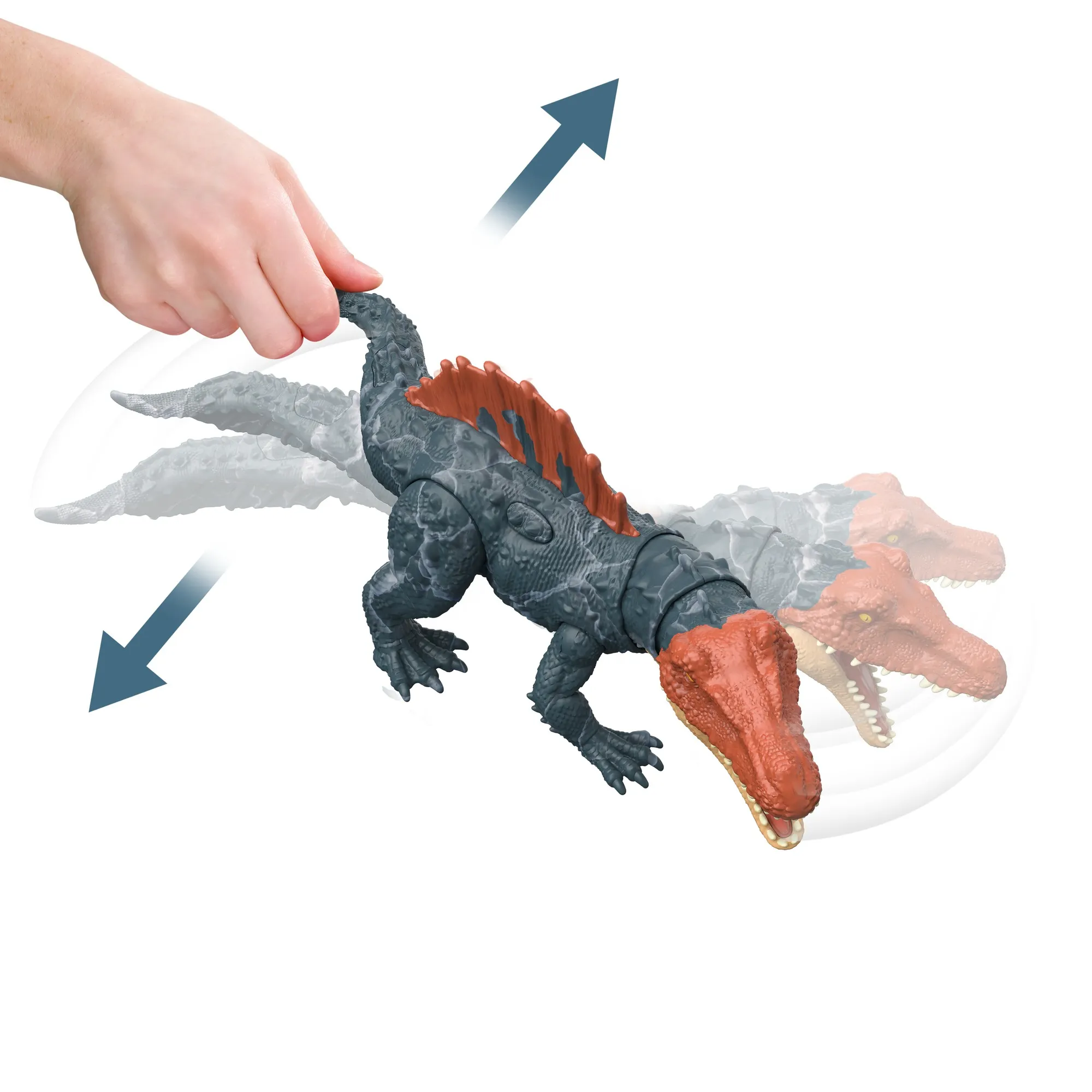 Mattel Jurassic World Massive Action Siamosaurus Mini-Play Figure