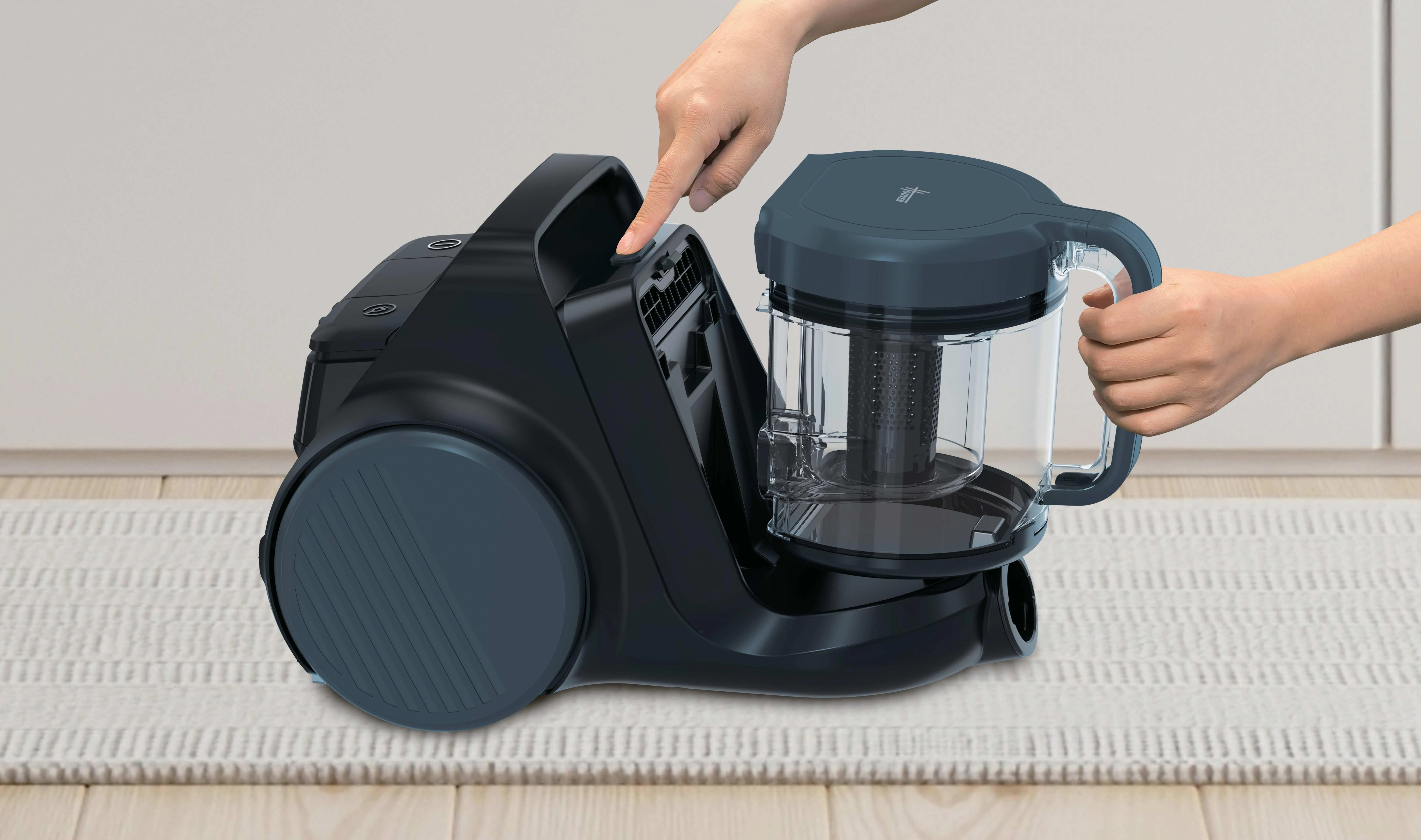 Hoover HP210H 011 - cylinderdammsugare, svart