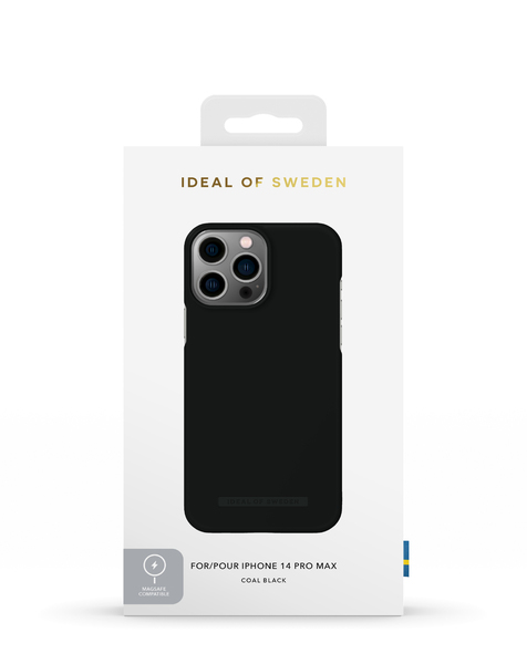 iDeal of Sweden Seamless MagSafe Case, iPhone 14 Pro Max - fodral, Coal Black