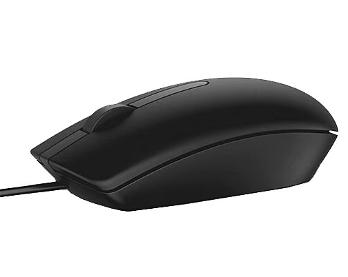 Dell MS116 Wired Mouse, Black