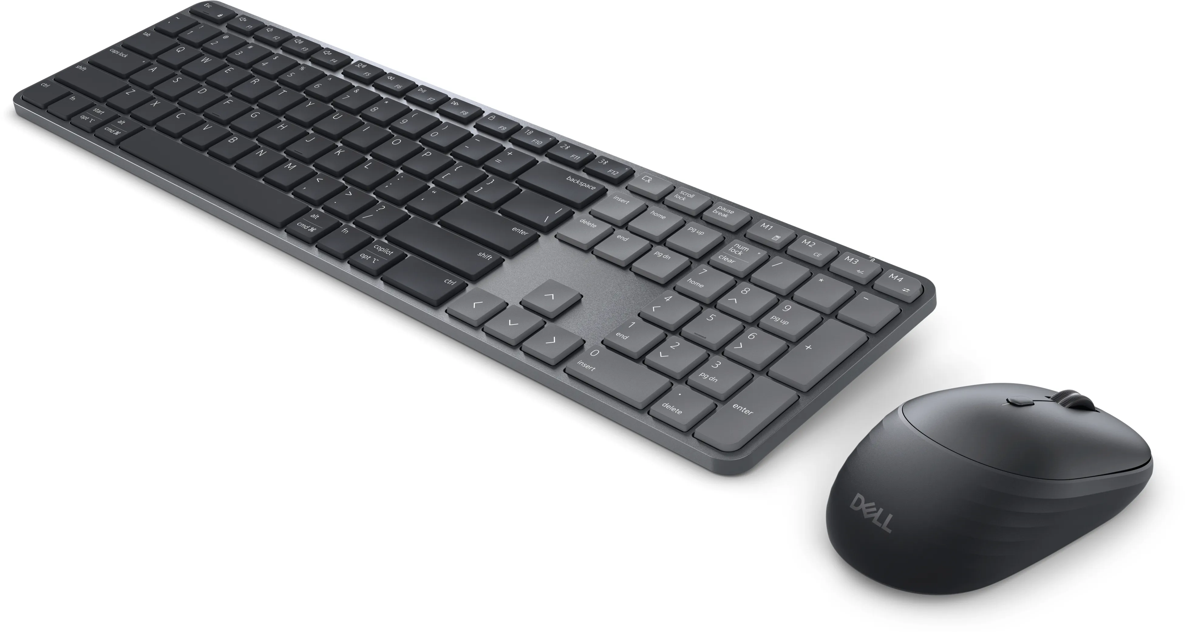Dell Pro 7 Slim KM726 Wireless Keyboard and Mouse, Black