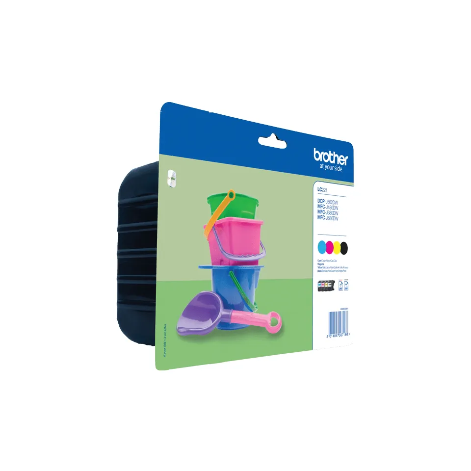 Brother  LC221VALBPDR - ink cartridge, Photo black, Photo cyan, Photo magenta