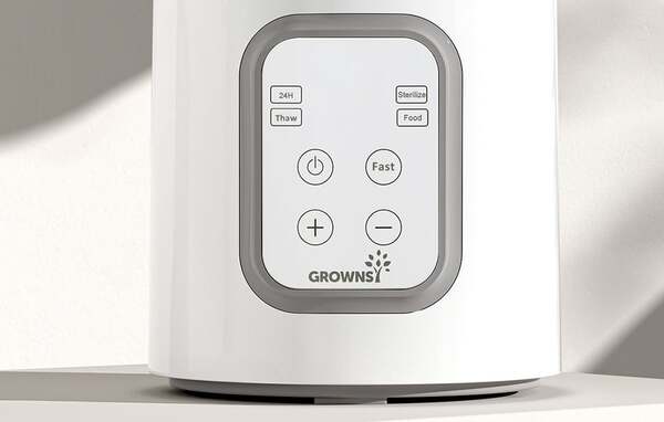 GROWNSY N10T 8-in-1 Baby Bottle Warmer, Gray