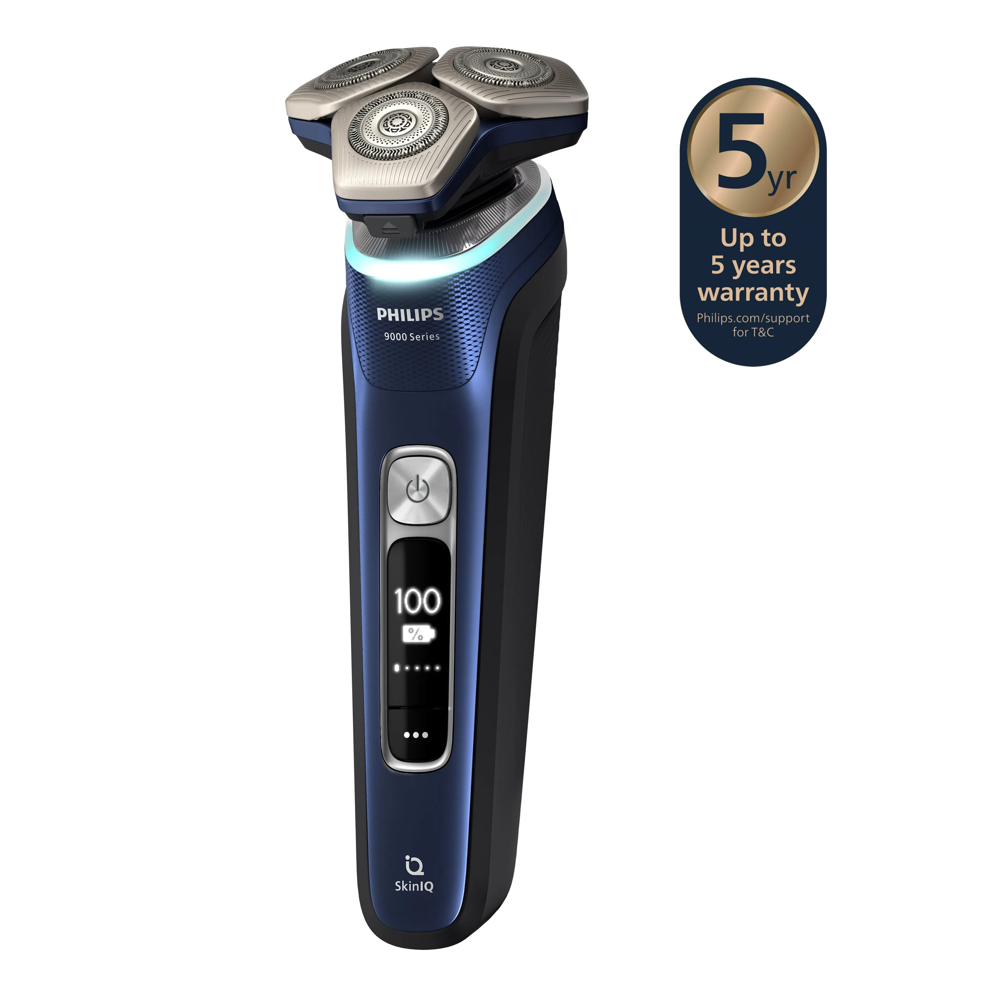 Philips Series 9000 S9980/59 SkinIQ -parranajokone, sininen
