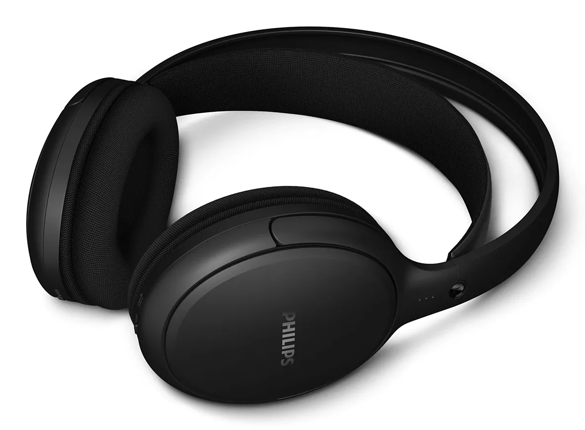 Philips 5000 Series Wireless Over-ear Headphones with Transmitter Dock, Black