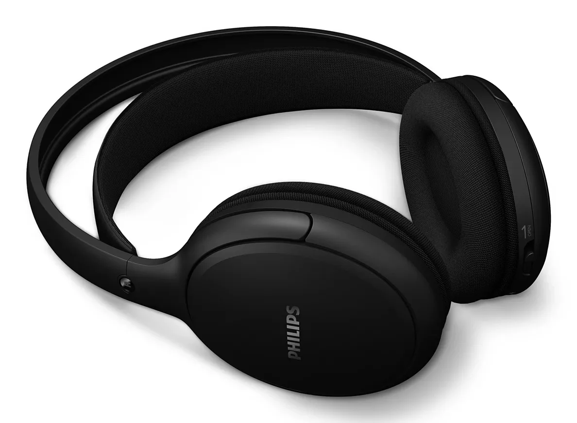 Philips 5000 Series Wireless Over-ear Headphones with Transmitter Dock, Black
