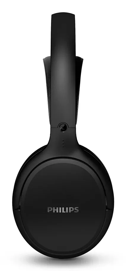Philips 5000 Series Wireless Over-ear Headphones with Transmitter Dock, Black