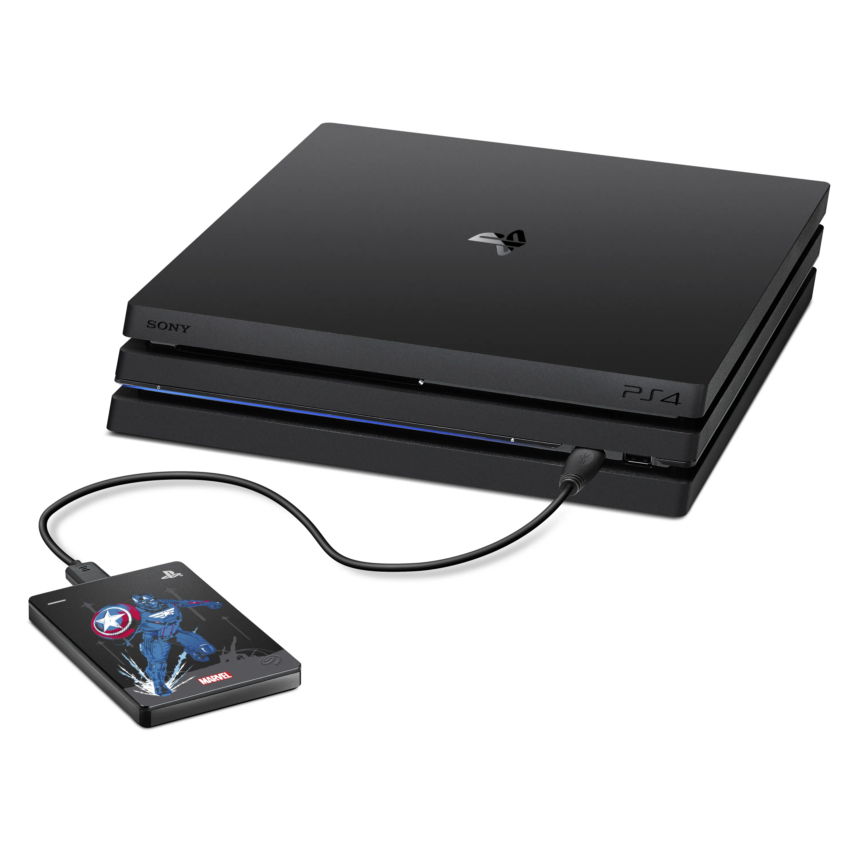 Seagate Game Drive for PS4 Team Avengers 2TB 2.5" External HDD, Black