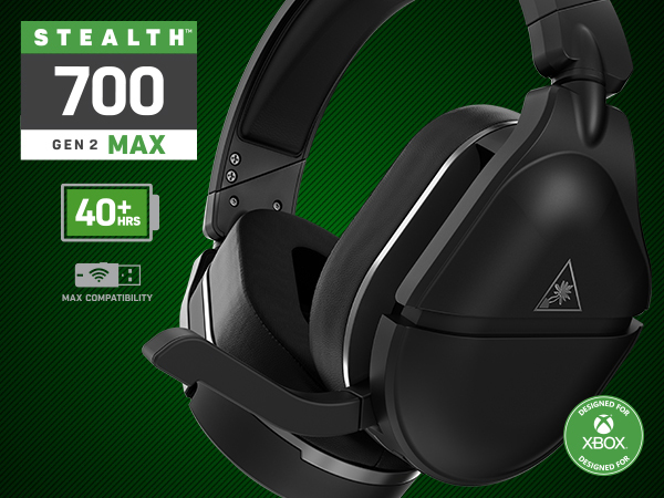 Turtle Beach Stealth 700 GEN2 Max - wireless gaming headset, black, PS/Nintendo Switch/PC