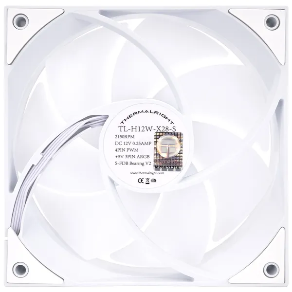 Thermalright TL-H12W-X28 ARGB - case fan, White