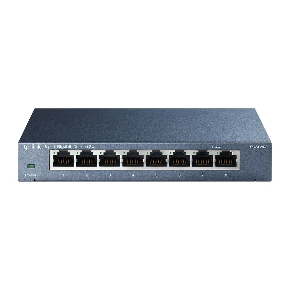 TP-Link TL-SG108 8-porttinen Gigabit-verkkokytkin