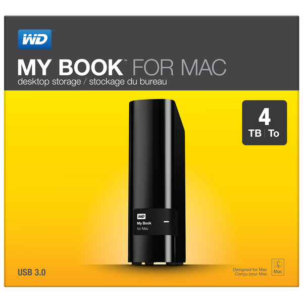 WD My Book for Mac / 3,5" / 4 TB / USB 3.0