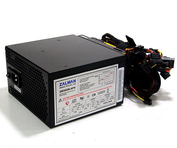 Zalman Power supply 360W APS silent PSU