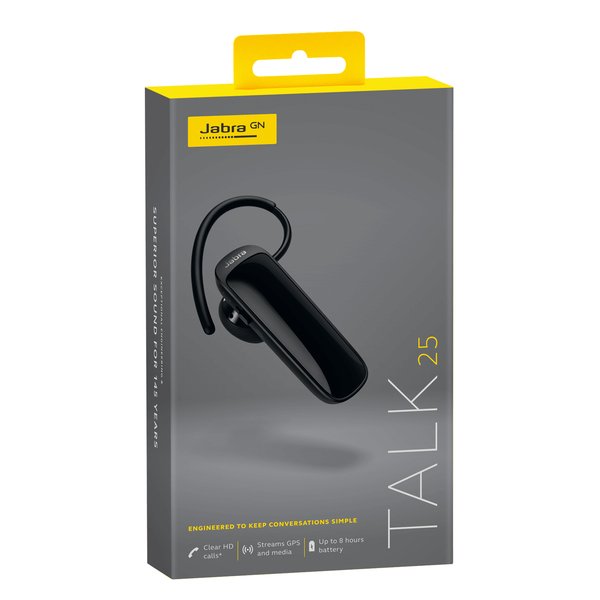 JABRA PORTABLE HF BLUETOOTH TALK 25 BLACK