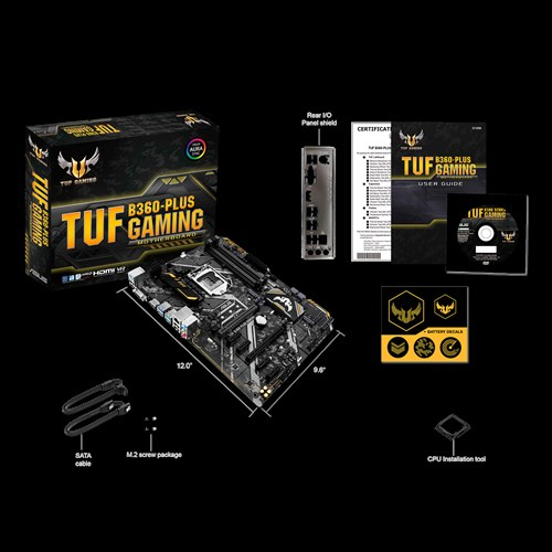 Asus TUF B360-Plus Gaming ATX-emolevy