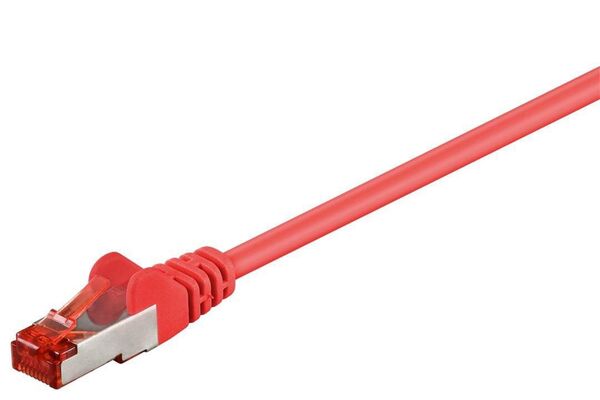 MicroConnect Cat6 F/UTP RJ45 7.5m Network Cable, Red