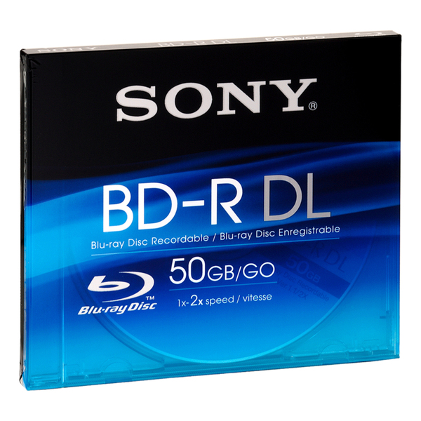 SONY BNR50AV Blu-ray Disc 50GB Jewelcase recordable