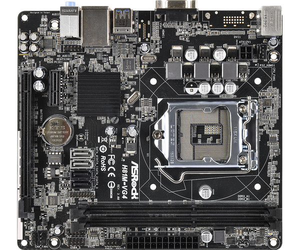 Asrock H81M-VG4, mATX moderkort