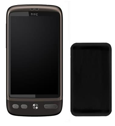 HTC Desire Silicone Case, Black