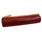 Rhodiarama round pencil case burgundy
