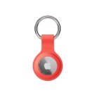 Epico Silicone Full Back Case | AirTag (1.-2. gen) | Red | Robust Metal Ring
