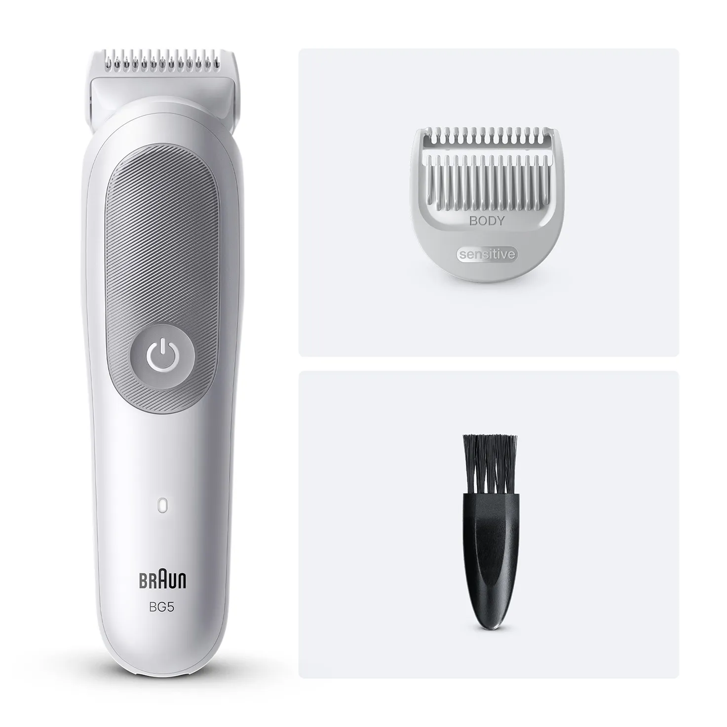 Braun Body Groomer Series 5 BG5500 - grooming kit, grey, white