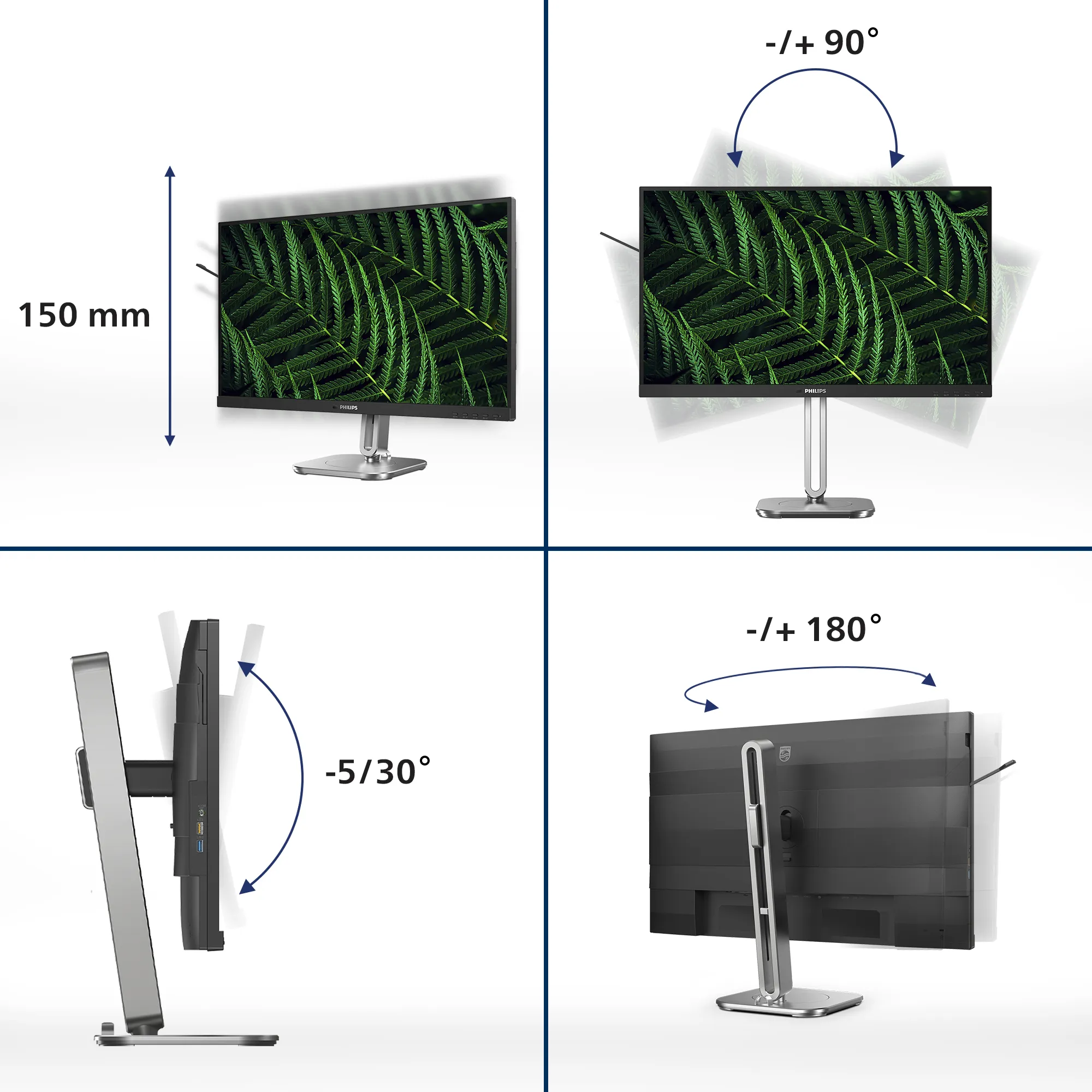 Philips 27&quot; 27B2G5500/00 QHD, IPS - monitor