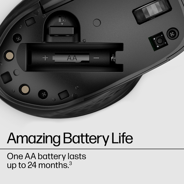 HP 430 Multi-Device Wireless Mouse, Black (Consumer)